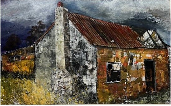 Mixed Media Collage with Acrylics Workshop with Jeanne Mundy - Just Makers Workshop