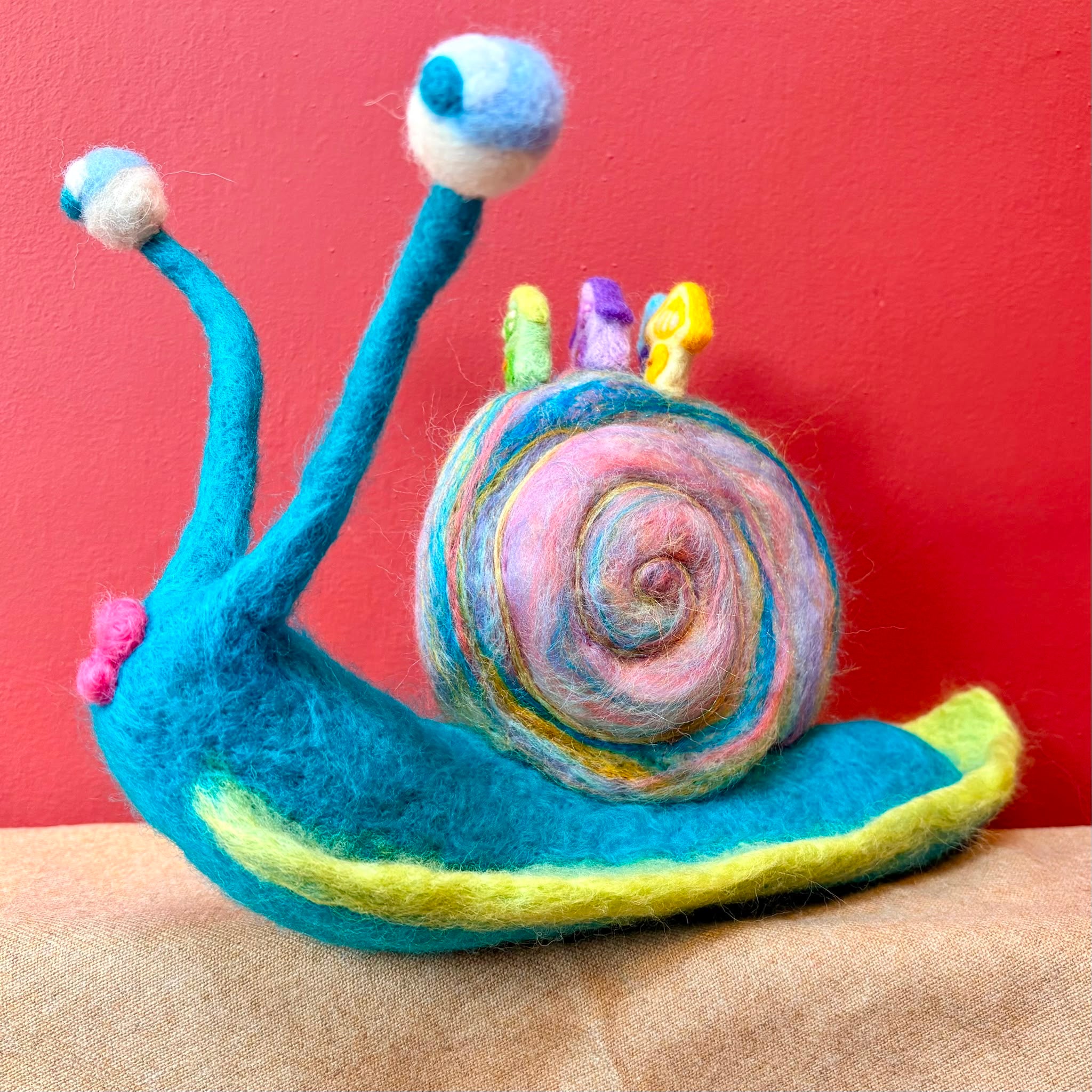 Moving House Felt Sculpture - Felts by Hannah_Just Makers