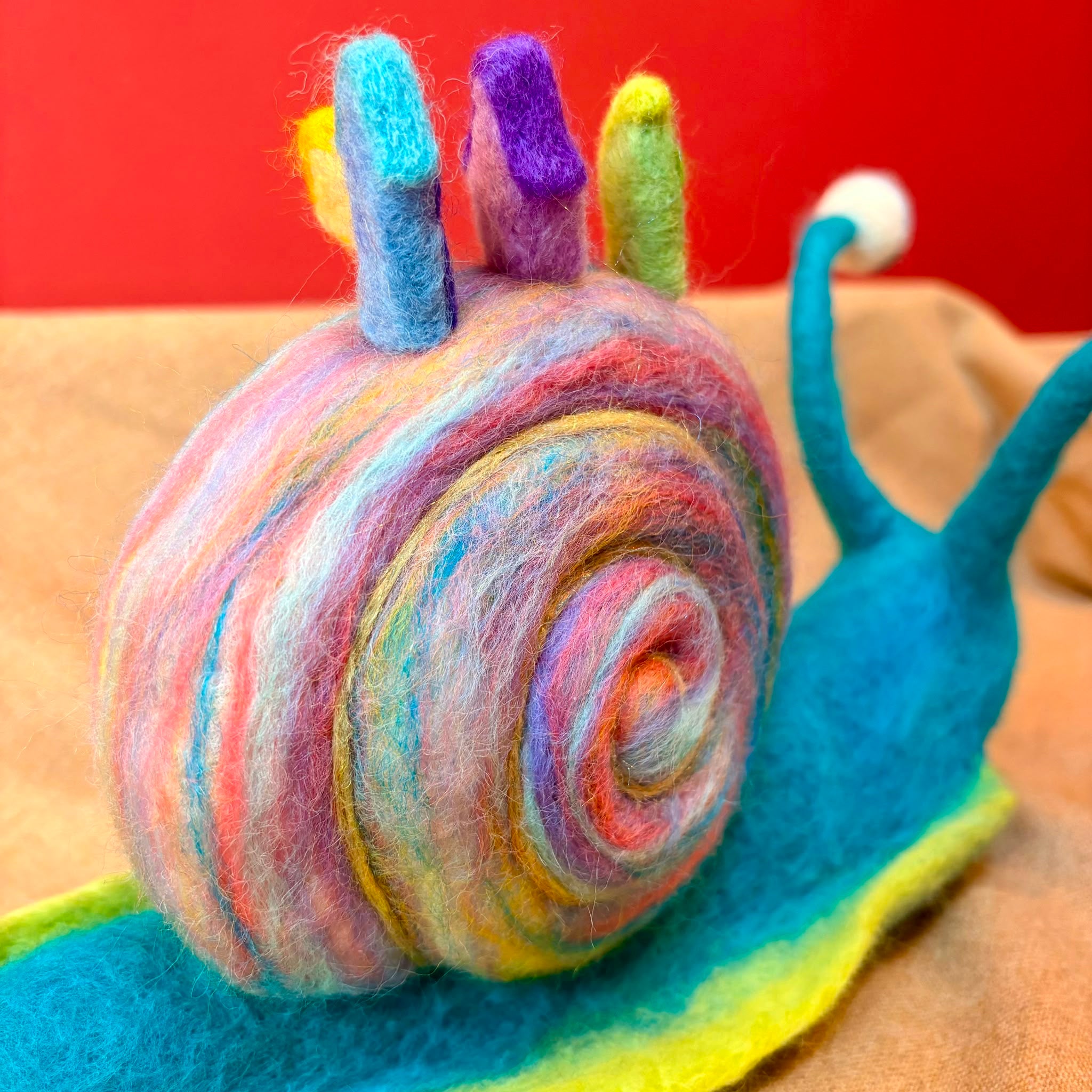 Moving House Felt Sculpture - Felts by Hannah_Just Makers
