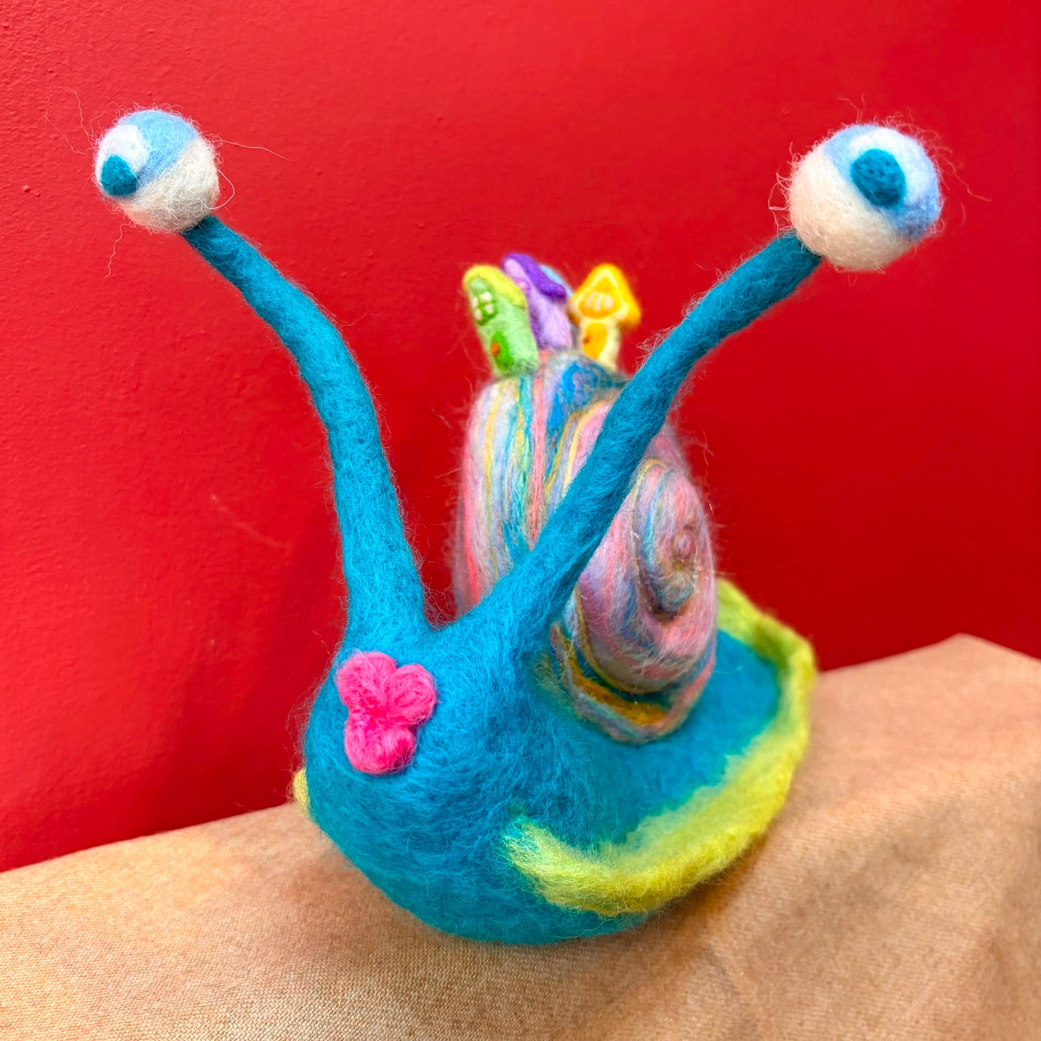 Moving House Felt Sculpture - Felts by Hannah_Just Makers