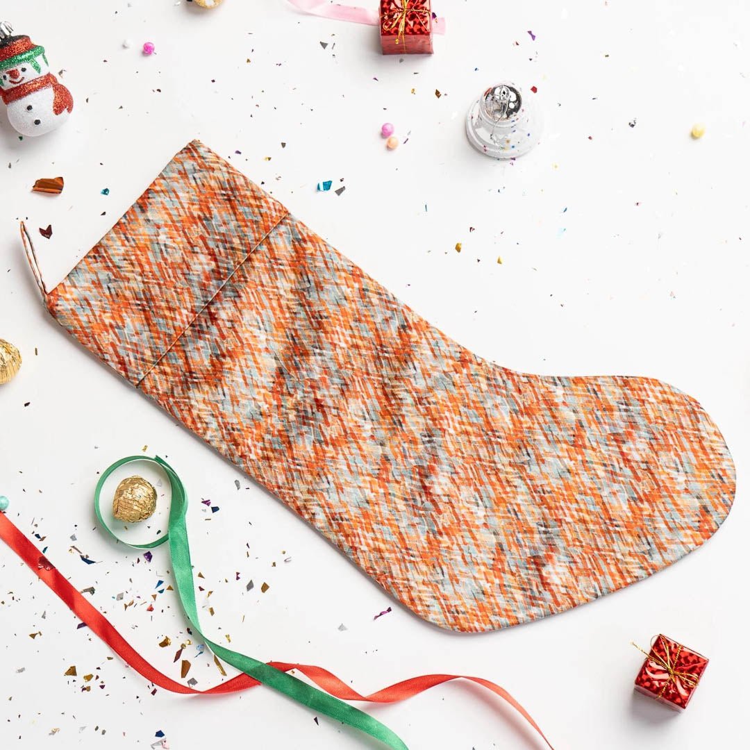 Mulberry Silk Christmas Stocking Crosshatch - Pattern Passion - Just Makers Pattern Passion