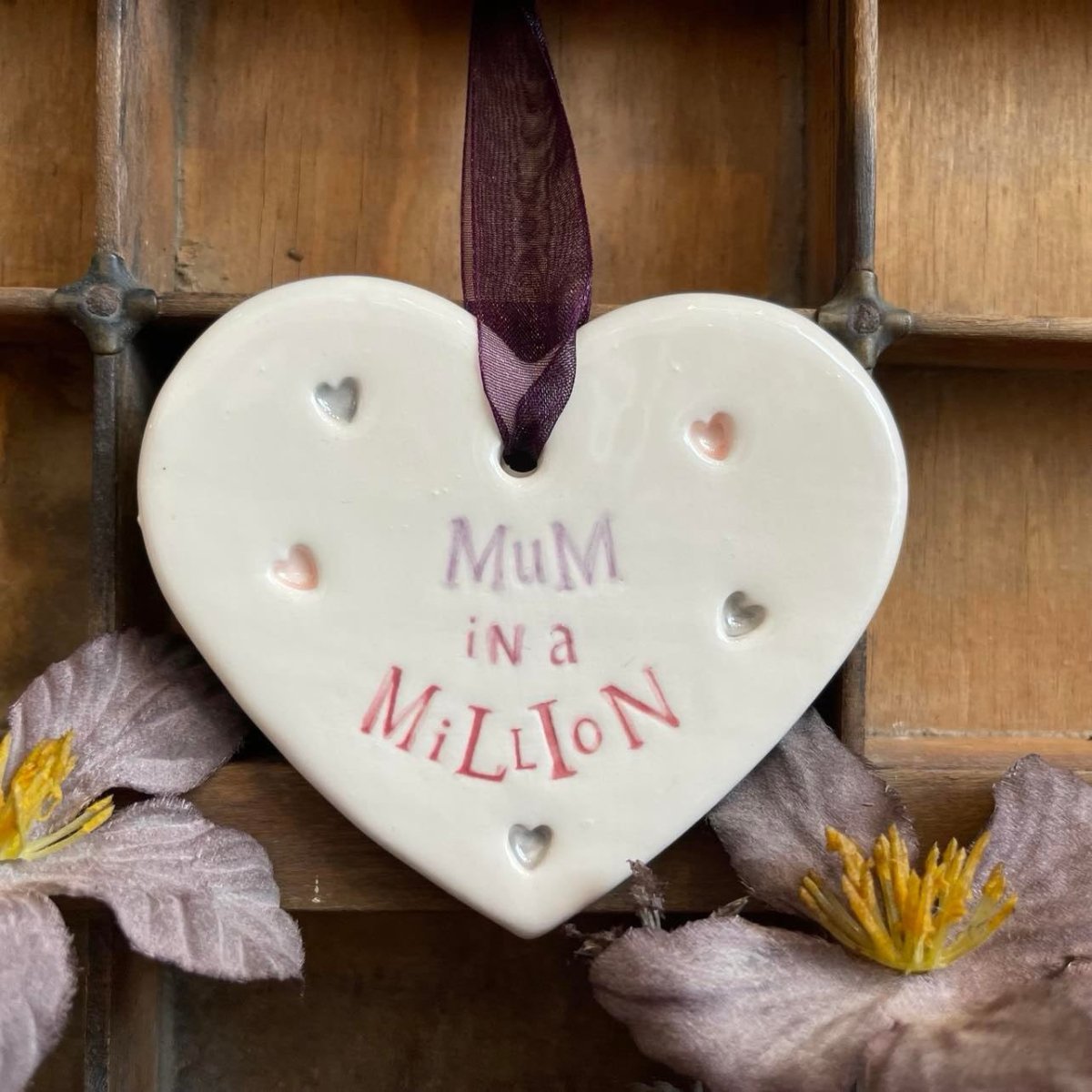 Mum in a Million Heart - Jamali Annay Designs - Just Makers Jamali Annay Designs