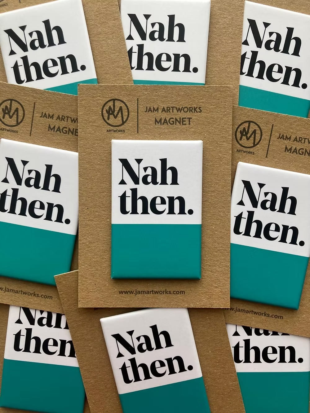 Nah Then Fridge Magnet - JAM Artwork_Just Makers