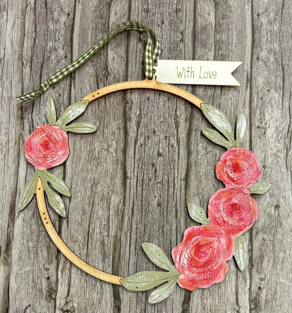 Natty Deco Rose Rondel - Just Makers Natty Deco