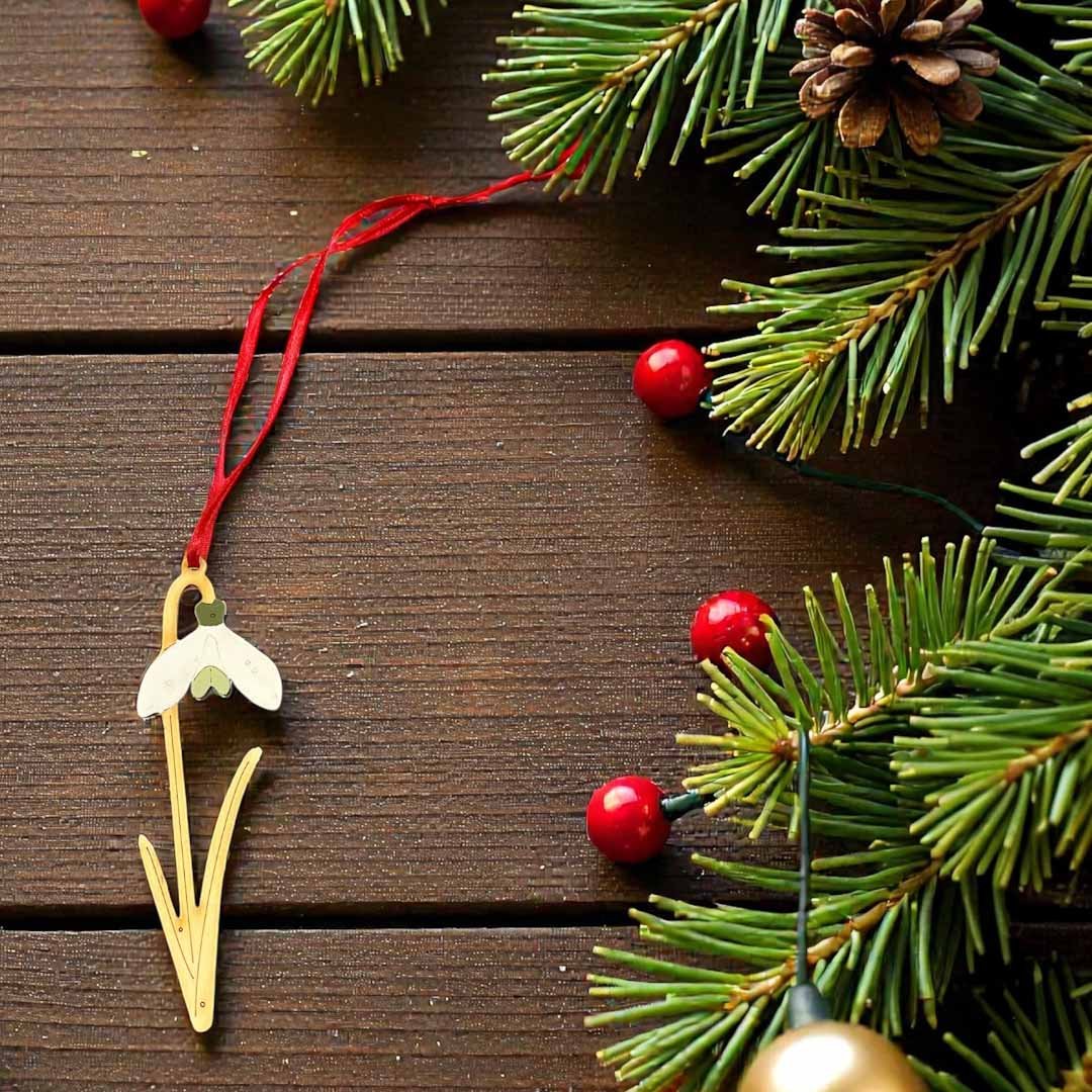 Natty Deco Snowdrop Flower Drop - Just Makers Natty Deco