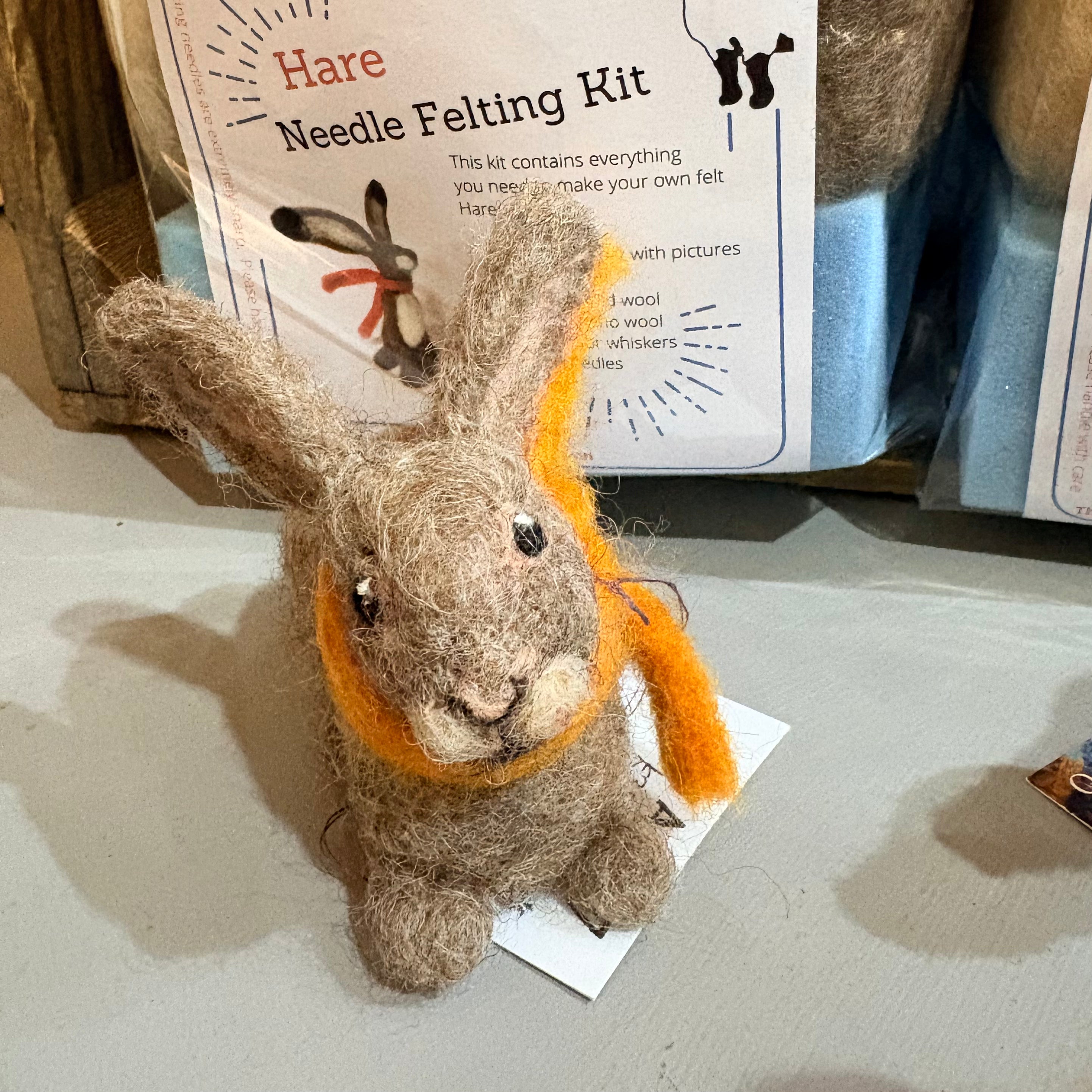 Needle Felt Brown Rabbit - Pam Chilton_Just Makers