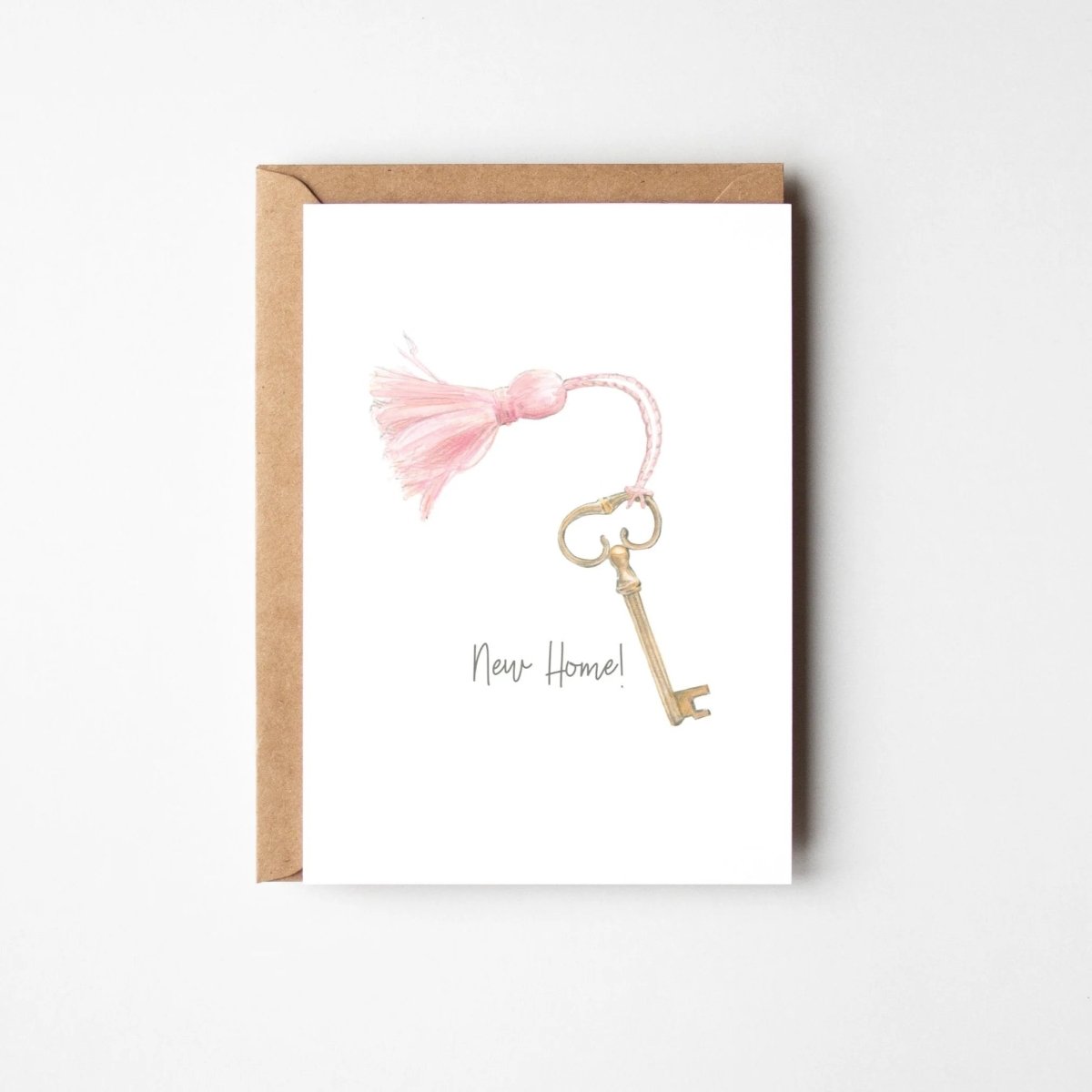 New Home Key Card - Antonia Illustration - Just Makers Antonia Illustration