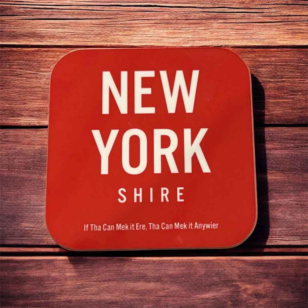 New York Shire Coaster (red) - JAM Artwork - Just Makers JAM Artworks