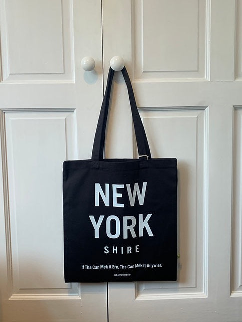 New York Shire Tote Bag Black_JAM Artwork_Just Makers