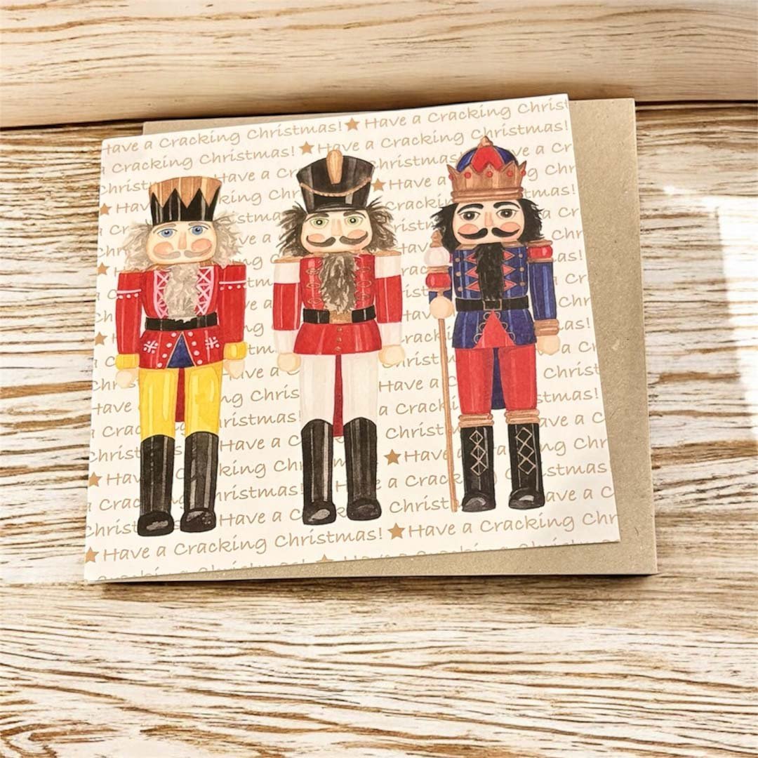 Nutcrackers Card by Antonia Illustration - Just Makers Antonia Illustration