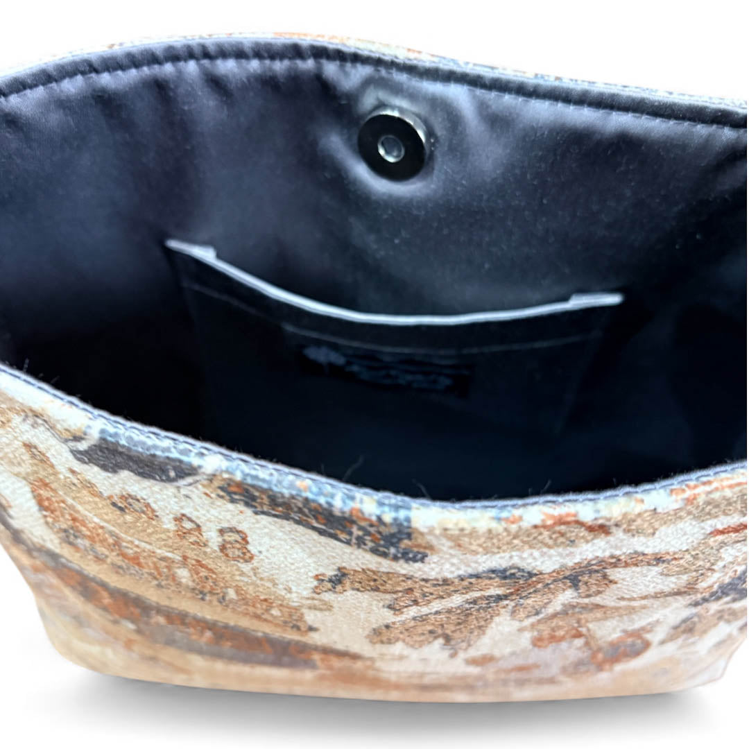 Oriental Mixed Fibre Bucket Handbag - Amanda Scott_Just Makers
