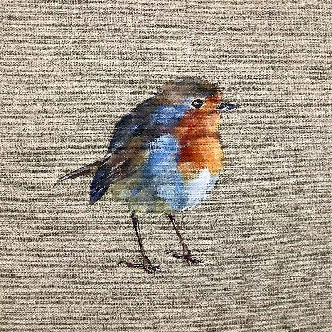 Our Robin greeting card by Katherine Whitby_Just Makers