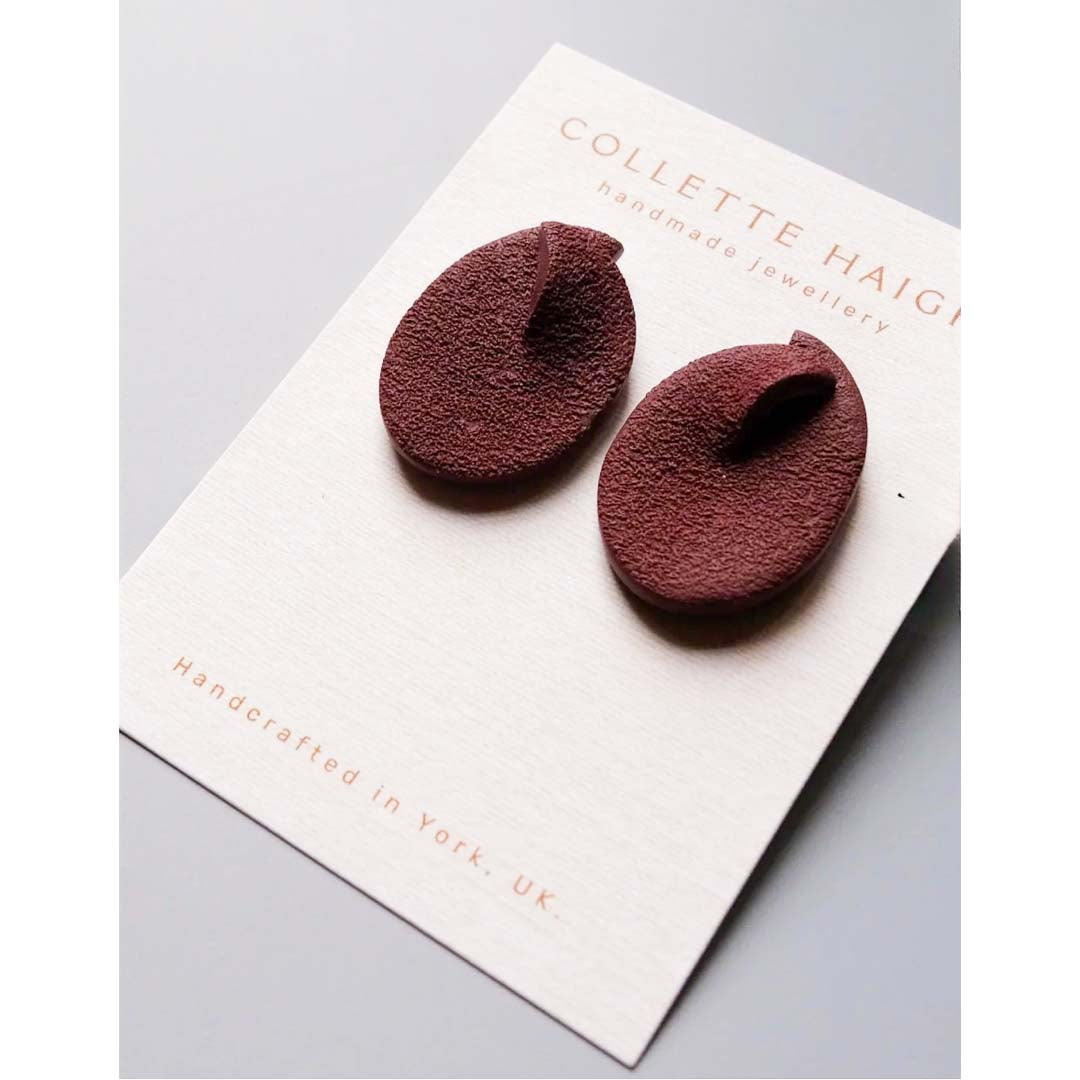 Oversized Wrap Studs - CH Handmade_Just Makers