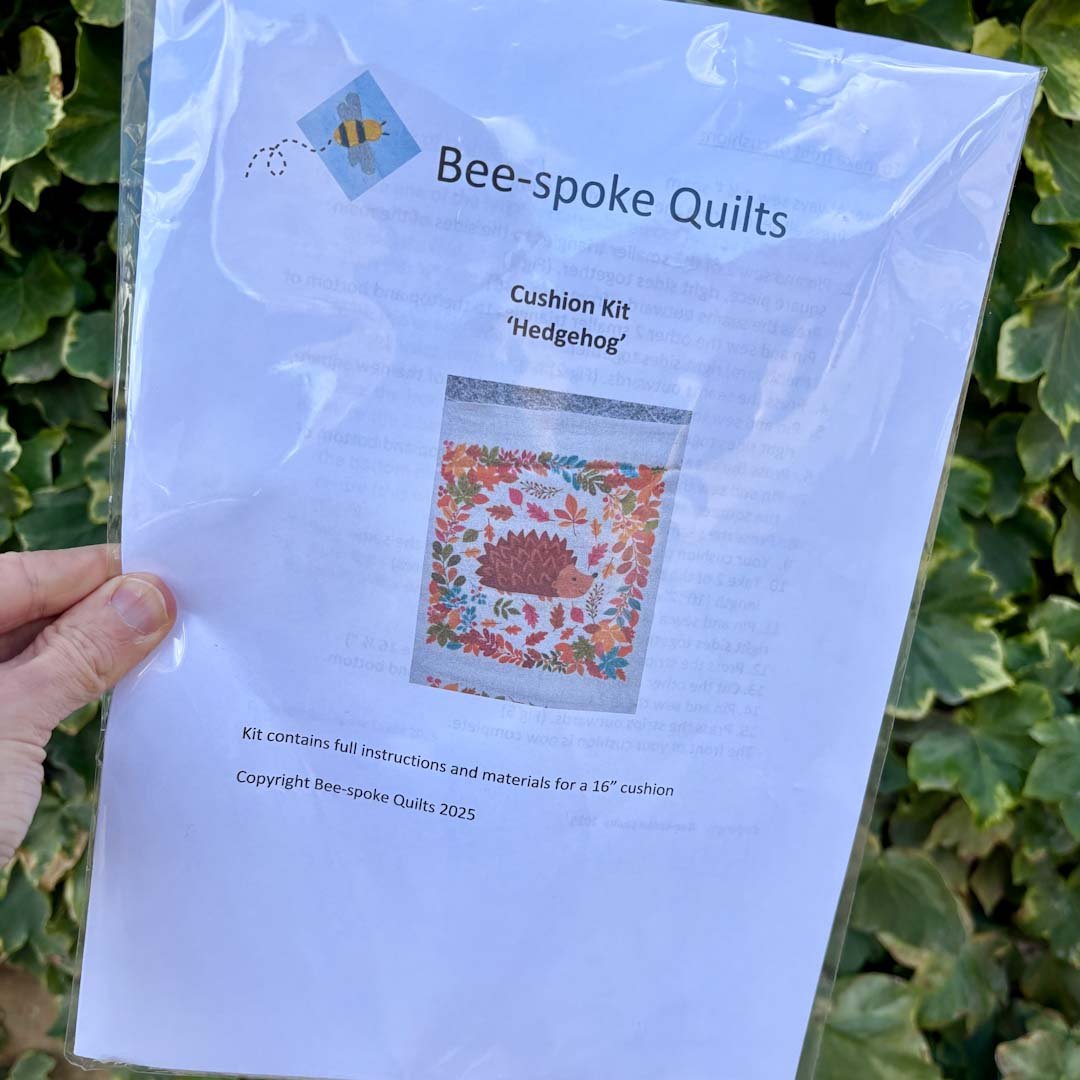 Patchwork Cushion Making Kit - Bee - spoke Quilts - Just Makers Bee - spoke Quilts