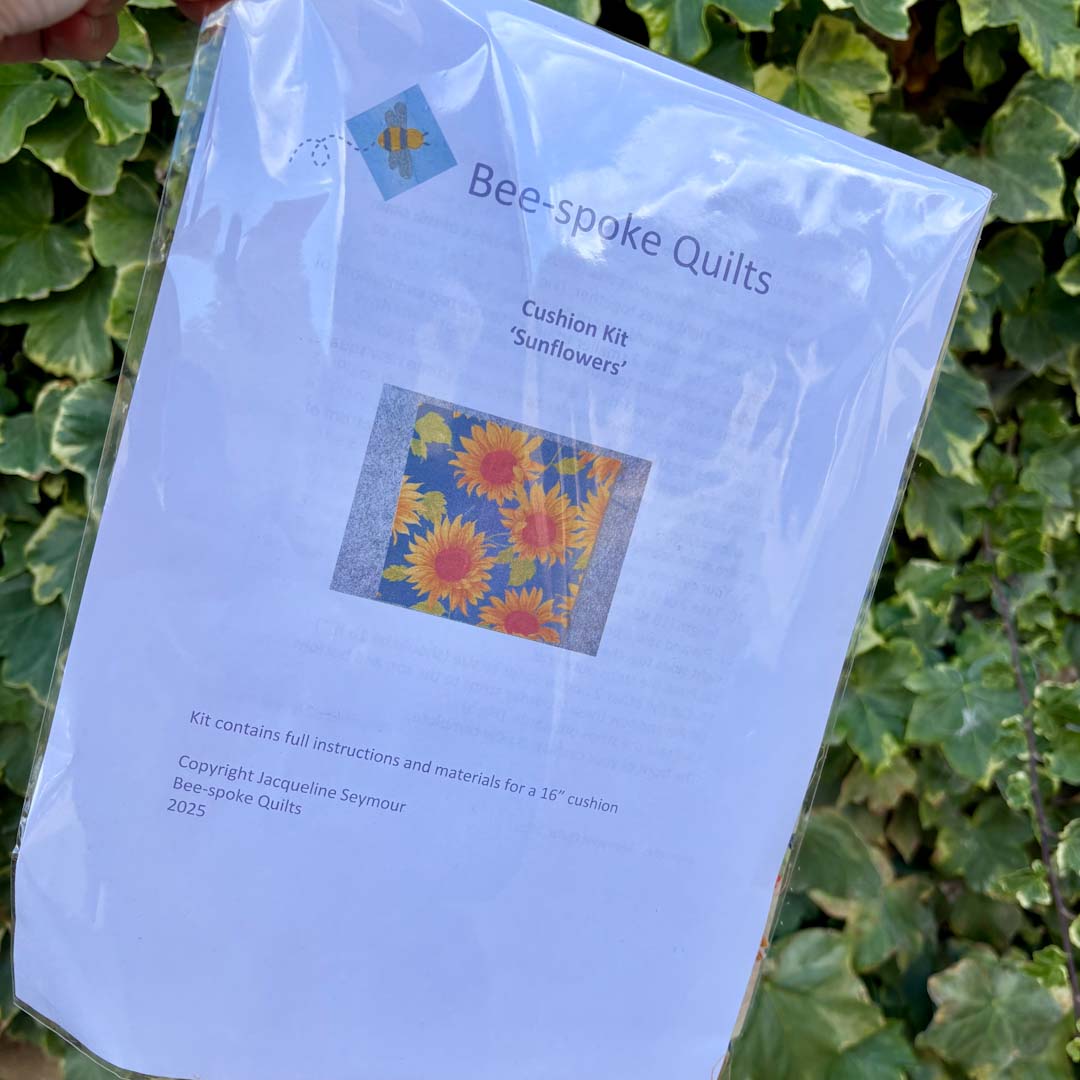 Patchwork Cushion Making Kit 2- Bee-spoke Quilts_Just Makers