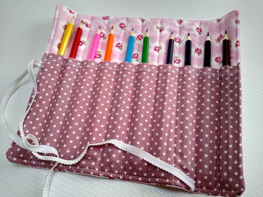 Floral Pencil Roll - Made by Marianne - Just Makers Made by Marianne