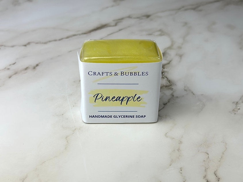 Pineapple Glycerine Soap - Crafts and Bubbles_Just Makers