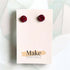 Pink Leopard Print Studs - Make Harrogate_Just Makers