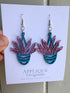 Plant earrings by Applique Original_Just Makers