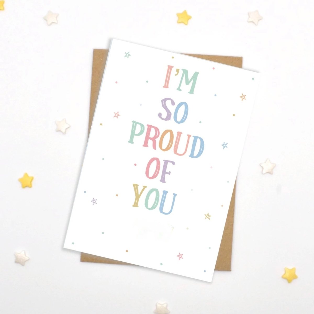 Proud of You Card - Scribble & Print Co - Just Makers Rachel of Scribble & Print Co