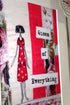 Queen of Everything Mounted Print - Touchy Feely Textiles_Just Makers