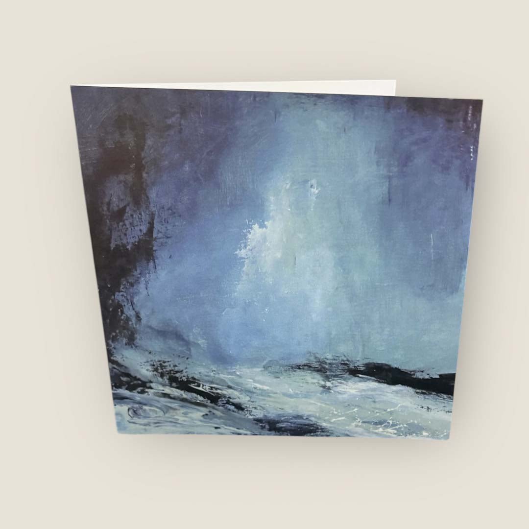 Rain Coming Greeting Card - Ailsa Read - Just Makers Ailsa Read Fine Art Painter