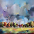 Rainbow Trees greeting card by Katherine Whitby_Just Makers
