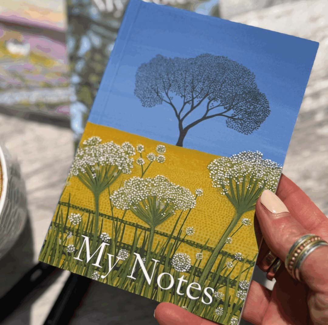 Set of Three Lined Notebooks Blue - Sarah Jane Nicholls - Just Makers Sarah Jane Nicholls