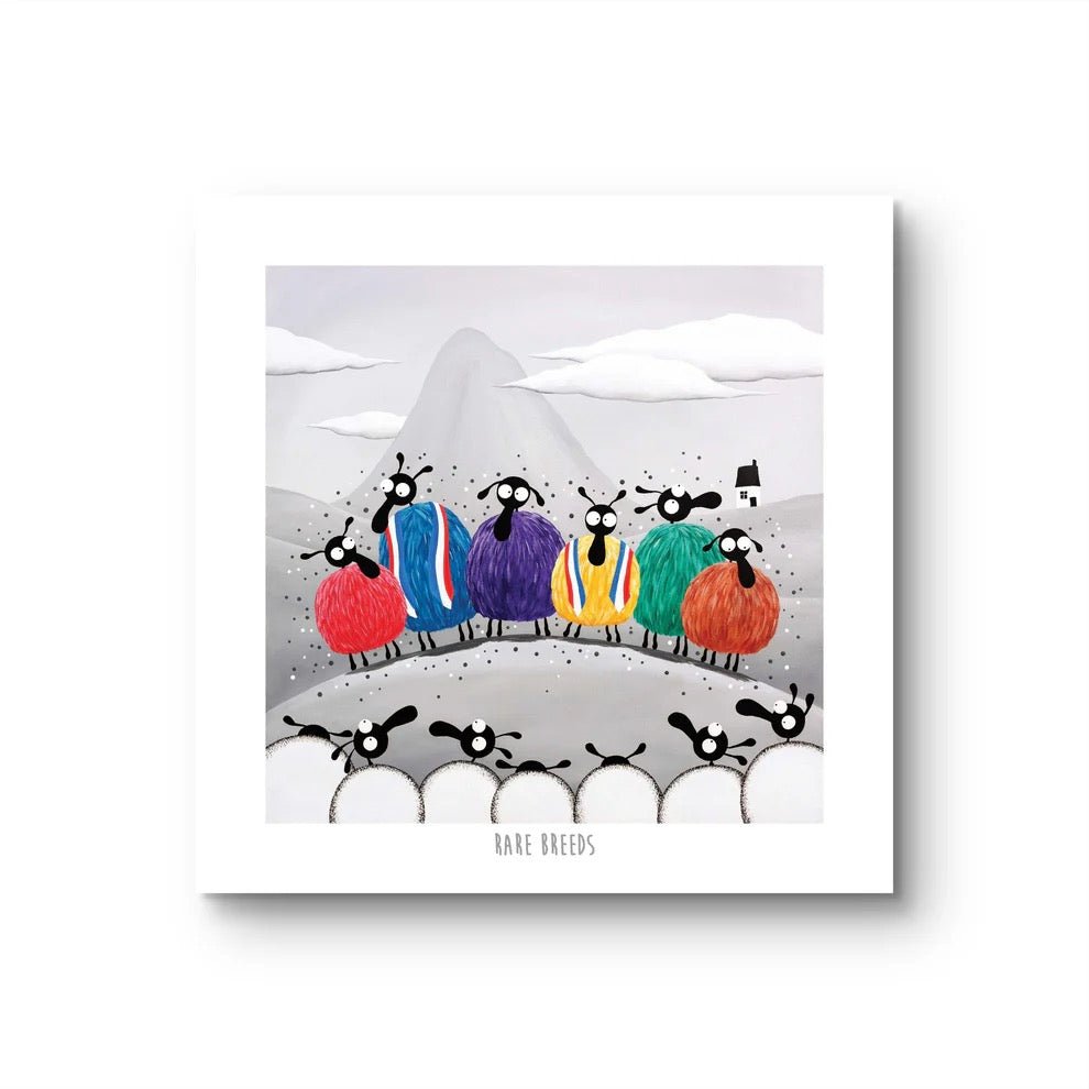 Rare Breeds 10" Print - Mervyn Tay Art - Just Makers Mervyn Tay Art