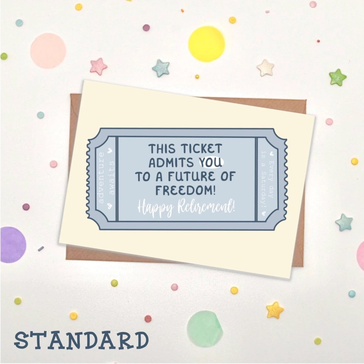 Retirement Card - Scribble & Print Co - Just Makers Rachel of Scribble & Print Co