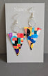 Retro Fusion Multi Triangle Earrings - Nancy Jones_Just Makers
