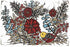 Robin, Berries and Eucalyptus Greeting Card - Rachel Knowles_Just Makers