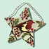 Robin Blue Christmas Star Decoration by Sarah Tustin_Just Makers