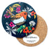 Robin Cherry Blossom Coaster - Bean and Bemble_Just Makers