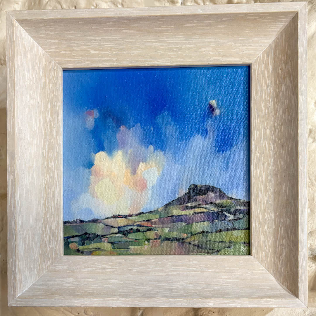 Roseberry Topping original oil painting by Katherine Whitby_Just Makers