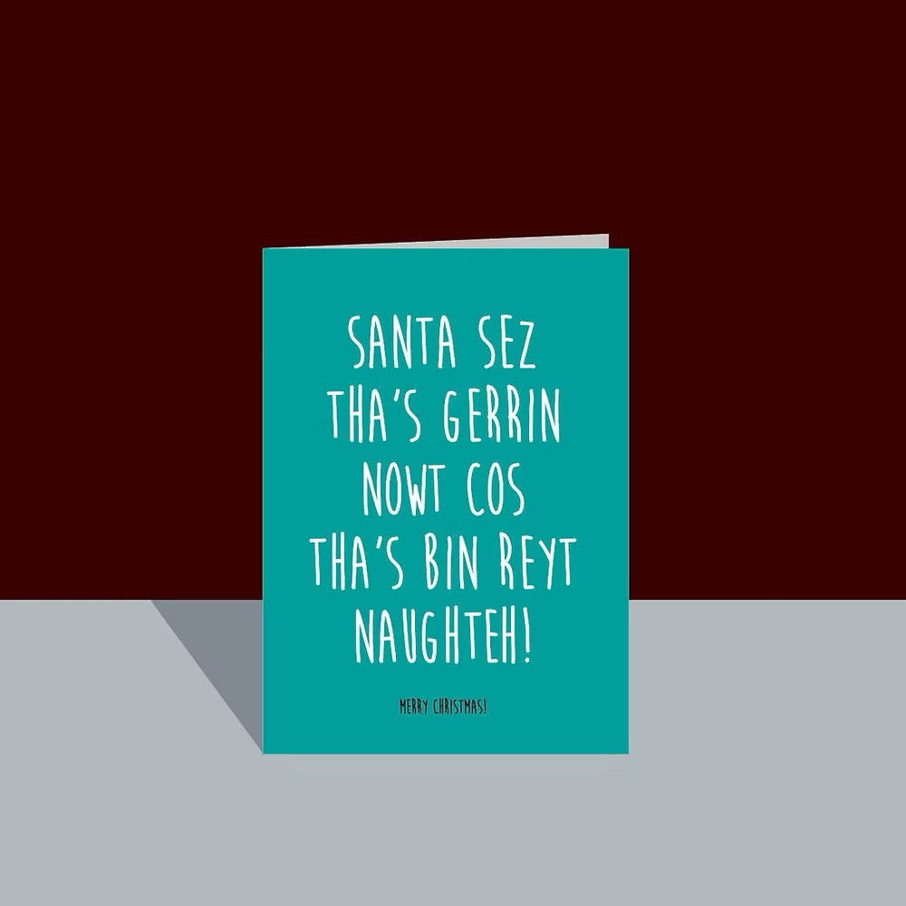 Santa Sez Christmas Card - JAM Artworks_Just Makers