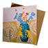 Scabious Vase Greeting Card - Gill Kirk_Just Makers