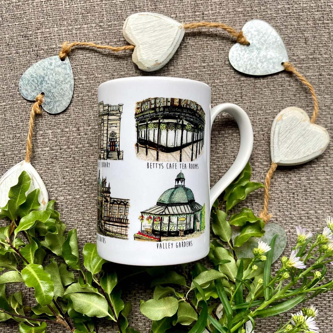 Scenes of Harrogate Ceramic Mug - HD Designs_Just Makers