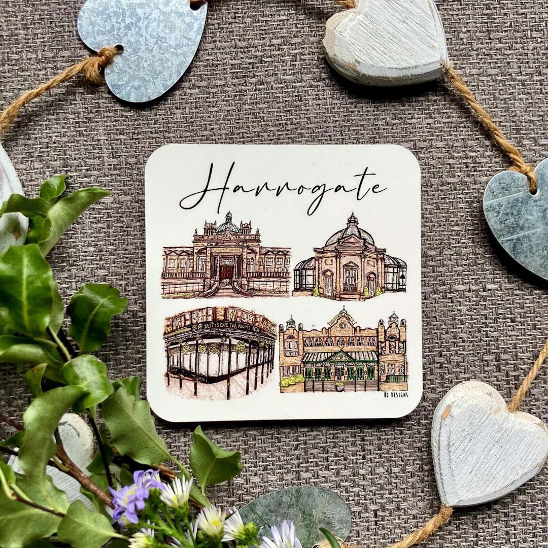 Scenes of Harrogate Coaster - HD Designs - Just Makers HD Designs