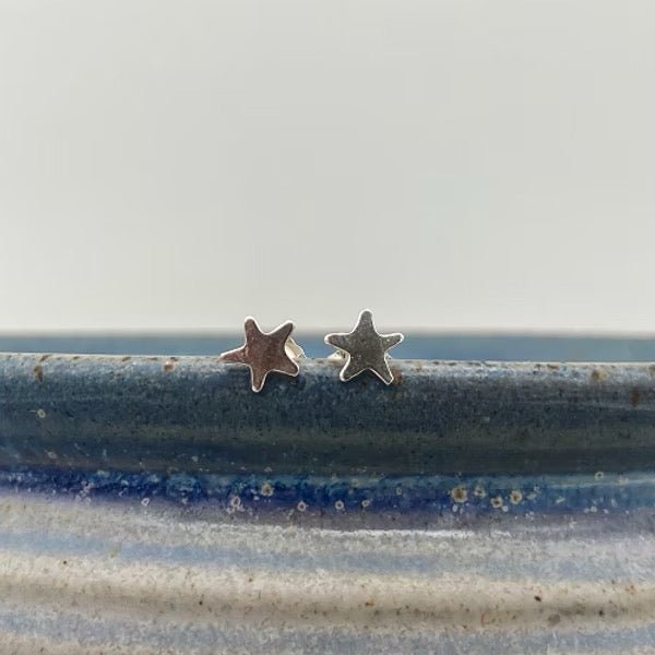 Silver Star Studs - Tori Foster Jewellery - Just Makers Tori Foster Jewellery