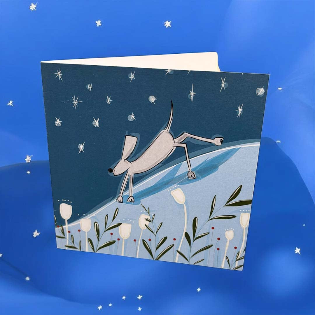 Skating by Night Sprocket Christmas Card - Sarah Westwood_Just Makers