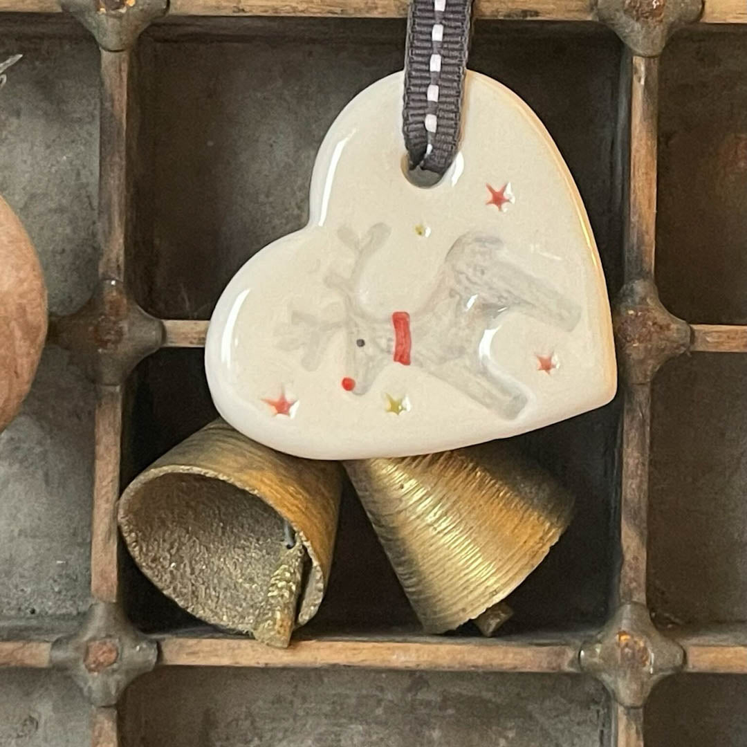 Small Christmas Reindeer Decoration - Jamali Annay Designs_Just Makers