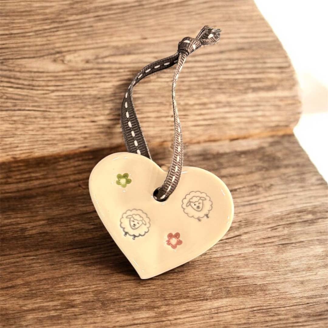 Small Sheep Heart - Jamali Annay Designs - Just Makers Jamali Annay Designs