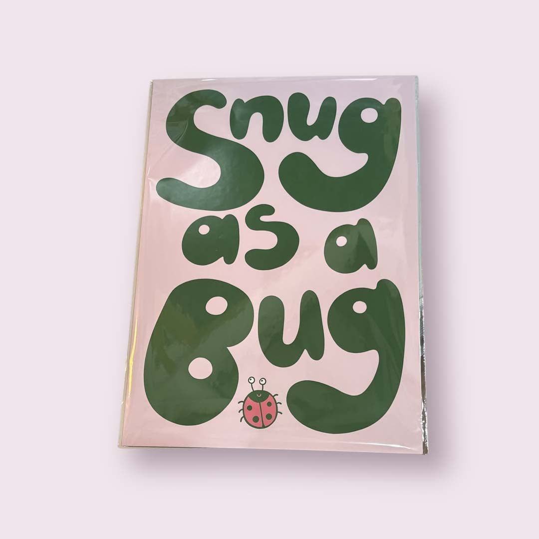 Snug as a Bug Print - Rat Bean Kat - Just Makers Rat Bean Kat
