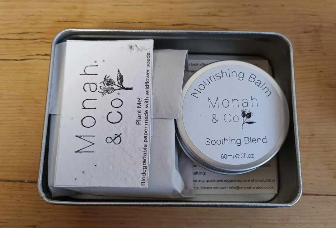 Soap Bar & Hand Balm Gift Set in a Tin - Monah and Co - Just Makers Monah & Co