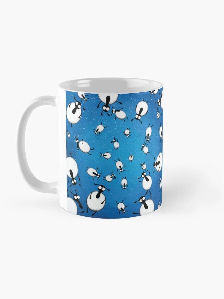 Space Sheep Ceramic Mug - Mervyn Tay Art - Just Makers Mervyn Tay Art