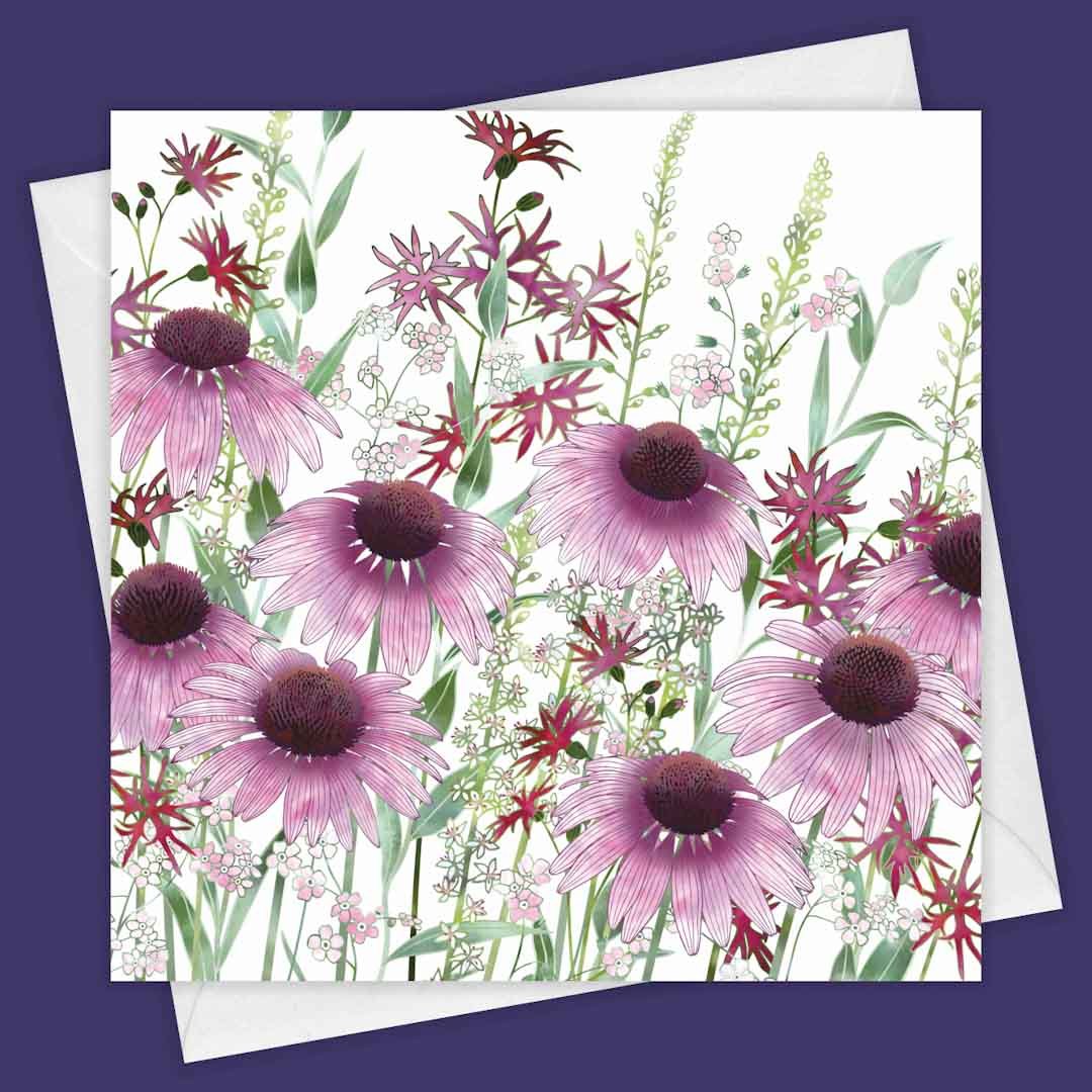 Spirit of Summer Greeting Card - Fiona Calder - Just Makers Fiona Calder Designs