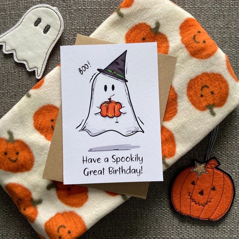 Spookily Great Birthday Card - HD Designs - Just Makers HD Designs