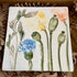 Spring Flowers Ceramic Botanical Tile 9 - Tara Joy Botanicals_Just Makers