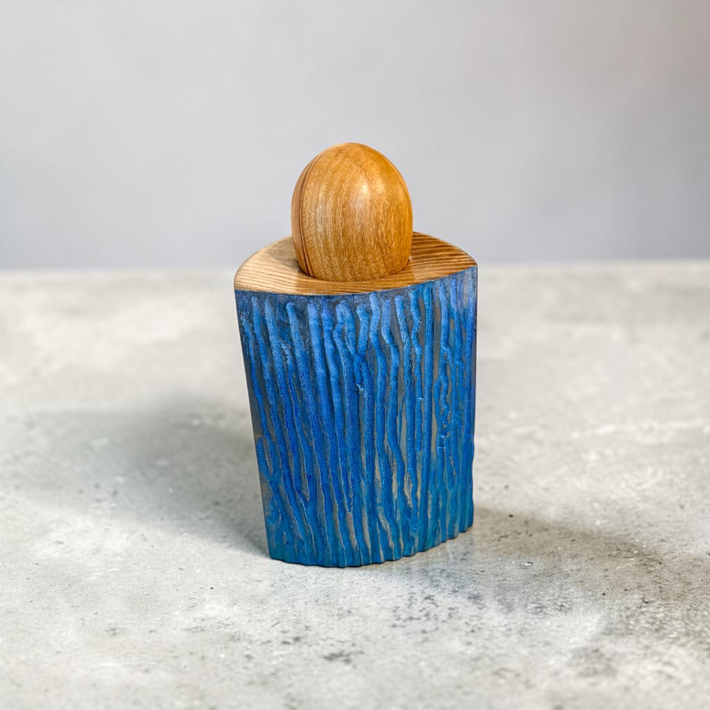 Stained Ash Triangular Box - Mike Bentley_Just Makers